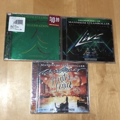 MANNHEIM STEAMROLLER CHIP DAVIS Winter In Venice CD NEW +BONUS Christmas Live By - Image 1 of 2