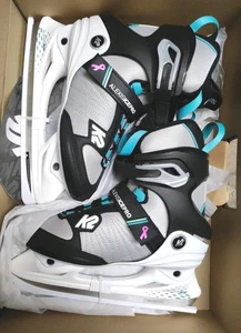 K2 Alexis Ice Pro Damen Schlittschuhe Silver/Teal Gr. 36 UK 3.5 - Bild 1 von 7