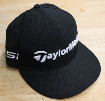 Chapéu TaylorMade M1 PSI New Era 9Fifty golfe preto snapback poliéster bordado - Imagem 1 de 4