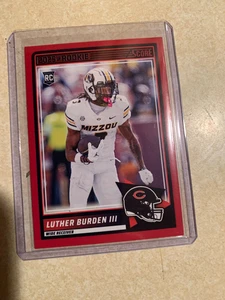 2025 Luther Burden III (Chicago Bears) Panini Score Rookie Red Parallel #18 RC - Bild 1 von 1
