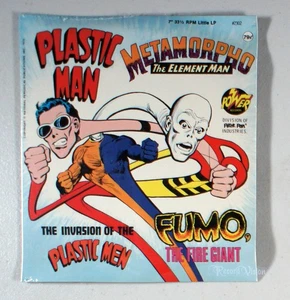 Power Records - Plastic Man (7") (1975) [SEALED] Vinyl • Metamorpho, Fumo - Picture 1 of 2