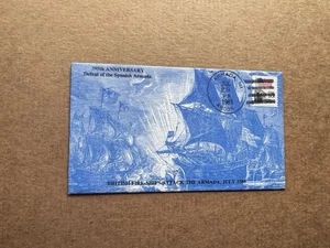 US 1983 Event Cover +Defeat of Spanish Armada 395th Anniversary +KMC Cachet - Picture 1 of 2