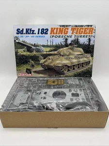 Dragon 6189 1:35 King Tiger w/ Porsche Turret Heavy Tank Model Kit *SEALED BAGS* - Picture 1 of 2