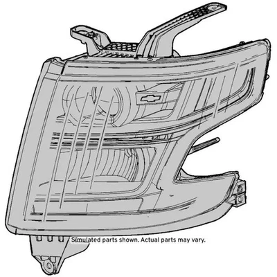 Genuine GM Driver Side Headlamp 84582597 - Image 1 of 3