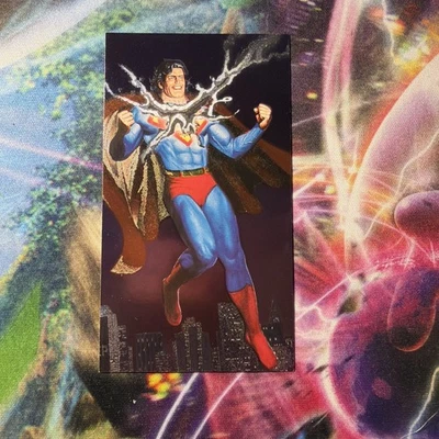 1994 Skybox Superman Man Of Steel Platinum Card Series Spectra-Etch Foil Card S2 - Image 1 of 2