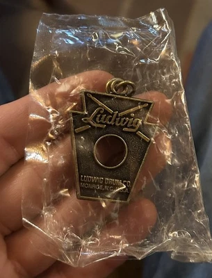 Ludwig Keystone Badge Pendant Drums Drumming New In Package - Image 1 of 2