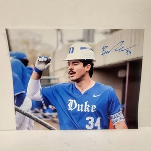 Ben Miller Signed 8x10 Photo Picture Duke Blue Devils Baseball Autograph AAC COA - Picture 1 of 2