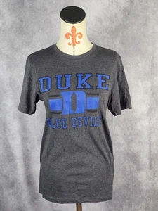 Duke Blue Devils Gray Performance T-Shirt Mens S Cotton Blend EUC - Picture 1 of 8