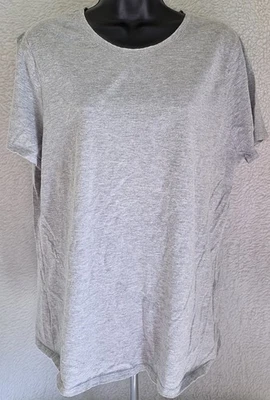 JMS Just My Size Womens Shirt Top Blouse Size 1X 16W Short Sleeve Round Neck - Image 1 of 4