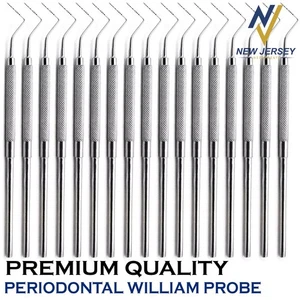 Dental Perio William Probe Periodontal Probes Instruments Color Coated - Picture 1 of 6