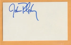 John Pelphrey Kentucky Wildcats AUTO signed 3x5 Card Arkansas Razorbacks - Bild 1 von 2