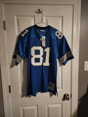 Authentic Calvin Johnson Mitchell & Ness 2007 Detroit Lions Jersey Sz 44 Large  - Image 1 of 4