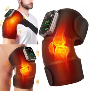 3 in 1 Electric Heated Knee Joint Massager with Vibration Therapy Pain Relief - Picture 1 of 23