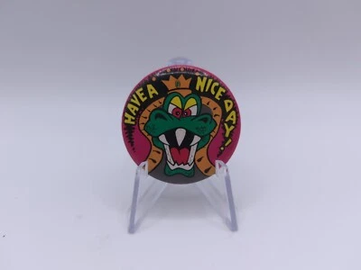King Wart "Have A Nice Day" Very Rare Vintage Nintendo Button, 1989 - Image 1 of 3