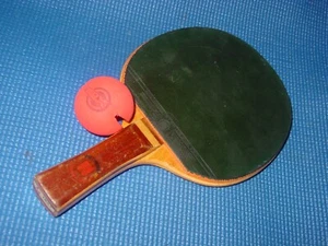 VINTAGE DOUBLE HAPPINESS G1832 PING PONG TENNIS TABLE BAT PADDLE BOARD RACKET - Picture 1 of 7