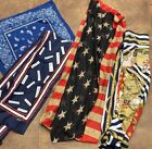 patriotic Independence Day scarves Lot Of 4