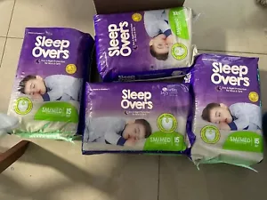 60 STÜCK, 4ER-PACK MIT 15 SÜSSEN SCHLAFOVERS UNTERWÄSCHE PULLUPS WINDELN SM/MED - Bild 1 von 6