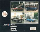 American Motors AMC Gremlin Pacer Hornet Matador 1976 UK Markt Verkaufsbroschüre