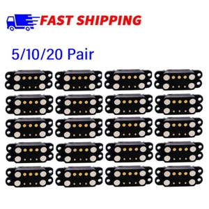 5/10/20Pair Magnetic Pogo Pin Connector, 3Pin Male&Female 2.54mm Probe Connector - Picture 1 of 12