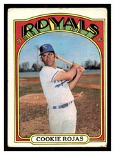 1972 Topps Cookie Rojas #415   Kansas City Royals