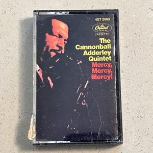 Sealed!! THE CANNONBALL ADDERLEY QUINTET "Mercy" Cassette Tape RARE JAZZ Capitol - Picture 1 of 6