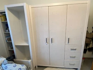 paidi schrank, weiß, mit regal Breite 140cm - Bild 1 von 1