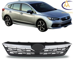 Conjunto de rejilla de parachoques delantero base mate para Subaru Impreza 2020-2023 moldura cromada - Imagen 1 de 24