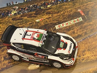 IXO producido 1:43 Ford Fiesta WRC Elfyn Evans 2017 Rally de Gales GB Altaya Foto 1 de 4