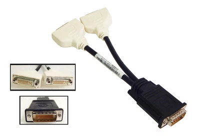 NEW Dell DMS-59 to Dual DVI Y Splitter Cable H9361 0H9361 - Image 1 of 2