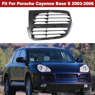 Capa de grade de malha lateral esquerda para para Porsche Cayenne Base S 2003-2006 - Imagem 1 de 4