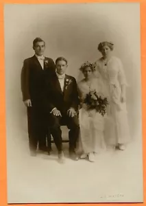 Chicago, IL, Ritratto di gruppo di nozze, di Waters, anni '10 circa - Foto 1 di 2