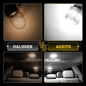 2X AUXITO T10 LED Bulb Car W5W Wedge Dash Roof Turn Stop Parker Plate Light - Picture 1 of 9