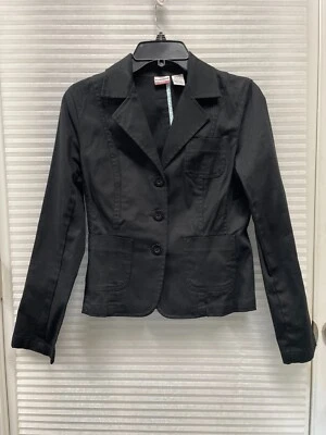 Chaqueta Blazer Niña No Borders Negro Abrigo Deportivo Traje Juniors Talla M (7/9) Foto 1 de 4