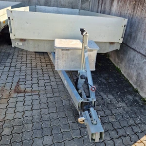 Tandemanhänger Zweiachser Hochlader Alu-Kastenanhänger 2700 kg - Bild 1 von 6