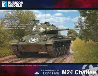 Rubicon Models: 280140 M24 Chaffee Light Tank-28mm 1/56 Scale - Image 1 of 4