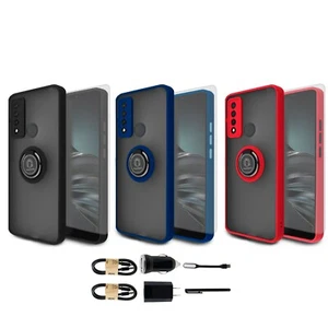 Paquete+Para TCL 20XE 20 XE Anillo Magnético Soporte Teléfono Estuche Cubierta  - Imagen 1 de 22