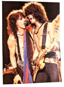 AEROSMITH / STEVEN TYLER & JOE PERRY LIVE MAGAZINE FULL PAGE PINUP CLIPPING (3) - Picture 1 of 4