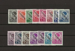 WKII Serbien 1941  ,   Nr. 1-15  ,   kompletter Satz einwandfrei   **  !! - Bild 1 von 1