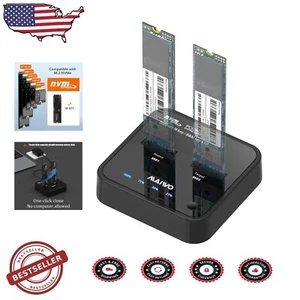 High-Speed K3016P M.2 NVMe Duplicator Dock: Clone SSDs Offline at 10Gbps - Afbeelding 1 van 10