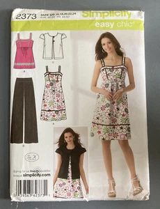 Sin cortar Simplicity 2373 patrón de costura talla 16-24 pantalones de mujer, chaqueta de vestir - Imagen 1 de 2