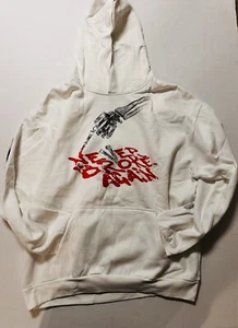 Vlone x NBA Youngboy Bones Hoodie Never Broke Again Size XL White New - Picture 1 of 8