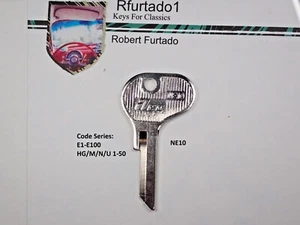 Key Blank for Lamborghini Miura, Alfa Romeo, L.K.W. Ignition (see code series) - Bild 1 von 2