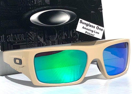 NUOVI occhiali da sole Oakley DET CORD Desert Tan Galaxy POLARIZZATI specchio giada 9253