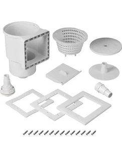 Universal Fit oberirdischer Poolskimmer (weiß) - Komplettset - Poolskimmer - Bild 1 von 4