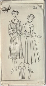 1950's Vintage Style Sewing Pattern 503 Dress B38 Uncut - Picture 1 of 2