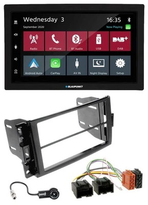Blaupunkt DAB Bluetooth USB MP3 2DIN Autoradio für Chevrolet Corvette 05-13 Upla - Bild 1 von 4