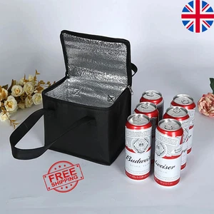 Tragbare isolierte Brotzeittasche Kühlbox Picknick Essen Thermo Tragetasche faltbar Getränketasche - Bild 1 von 14