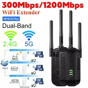 1200Mbps WiFi Range Extender Repeater Wzmacniacz bezprzewodowy Router Wzmacniacz sygnału - Zdjęcie 1 z 23