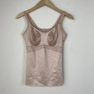 Ruby Ribbon Lace Cami Camisole Shaping Top Size 40 Shapewear Tank Beige 3417 - Picture 1 of 5