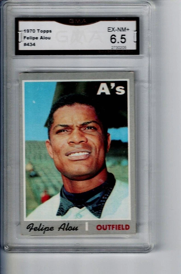 # 434 Felipe Alou 1970 Topps GMA 6,5 atletismo Foto 1 de 1